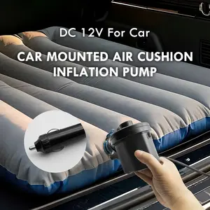 Dc12v Electric Air Pump High Pressure Inflator, 3 Nozzles, Ideal for Camping, Inflation, Outdoor Gear, Compact Travel Design