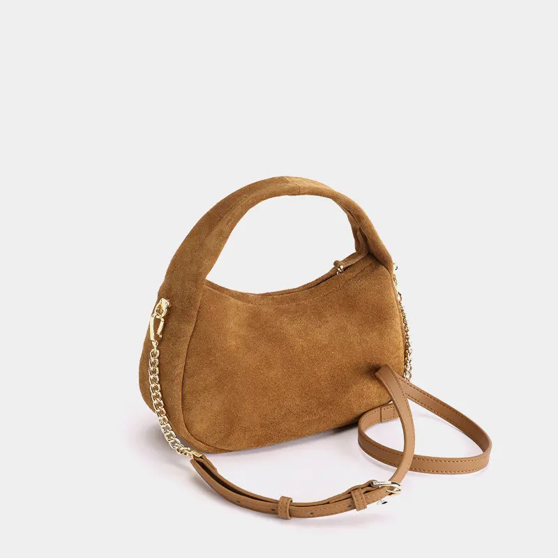 TUSCAN'S Genuine Leather Hobo Bag - Chic Everyday Carry - Soft Shoulder & Crossbody Purse, Adjustable Strap Design
