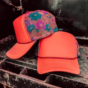 Floral Mesh Back Cap