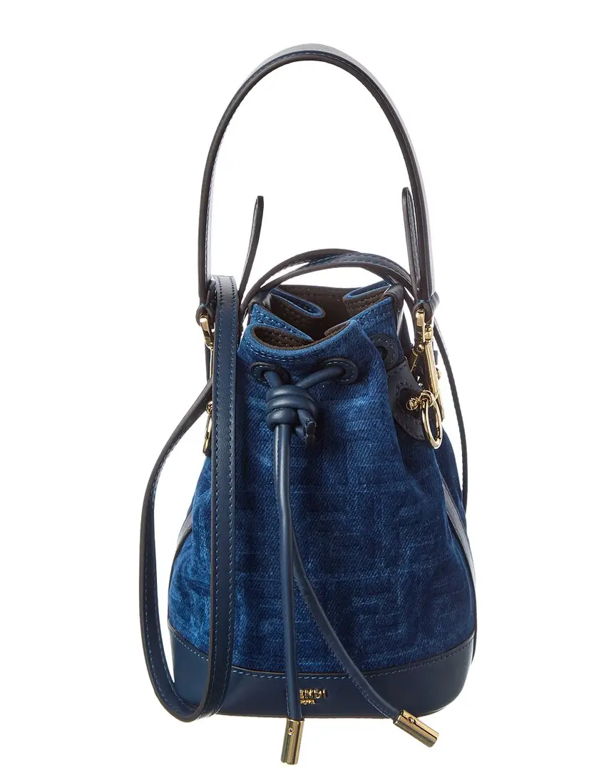 FENDI Mon Tresor Mini Leather Bucket Bag