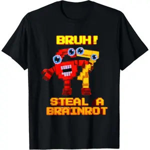 67 Six Seven 6-7 - Funny Steal Brainrot  Gaming Meme T-Shirt
