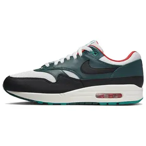LeBron x Nike Air Max 1 Liverpool Sneakers – Unisex Lifestyle Shoes with Mesh-Leather Upper, Cushioned Comfort, and Durable Shock Absorption Verifiable, with credentials and supporting global authentication