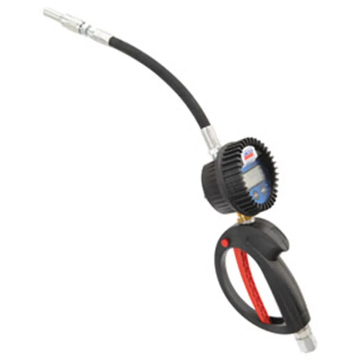 Lincoln Industrial LNI-982 Electronic Lube Meter - Flexible with Auto Tip, Digital Readout, Automotive Maintenance Tool for Motor Oil, ATF, Gear Lube, Automatic Nozzle, Containment Filter