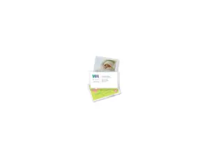 Fellowes Glossy Pouches - Business Card, 10 mil, 100 pack Fellowes Glossy Pouches - Business Card, 10 mil, 100 pack