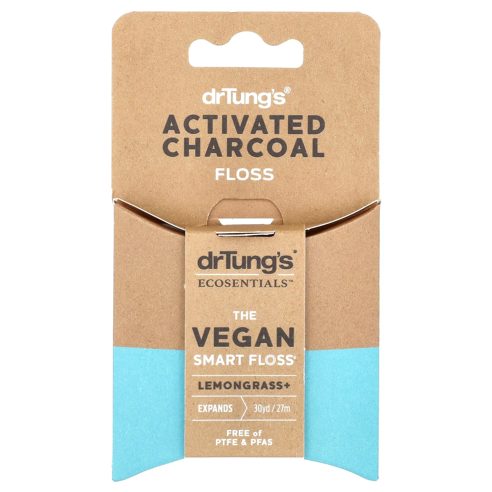 Dr. Tung's Ecosentials™, The Vegan Smart Floss®, Lemongrass, 30 yd (27 m)