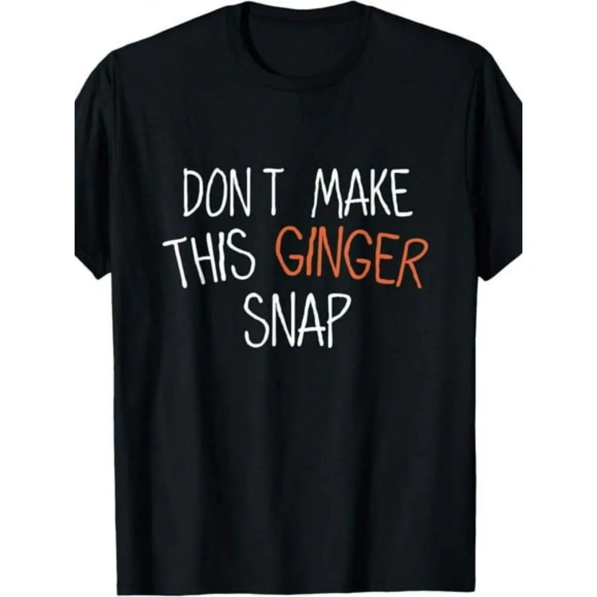 Exquisite And Comfortable Ginger Snap Funny Redhead-Shirt |     Same Style Men And Women 2025 Summer Short-Sleeved Printed 180G Crew Neck Vintage Style Regular Fit All-Season Slight Stretch Fabric Graphic Tee Shirts