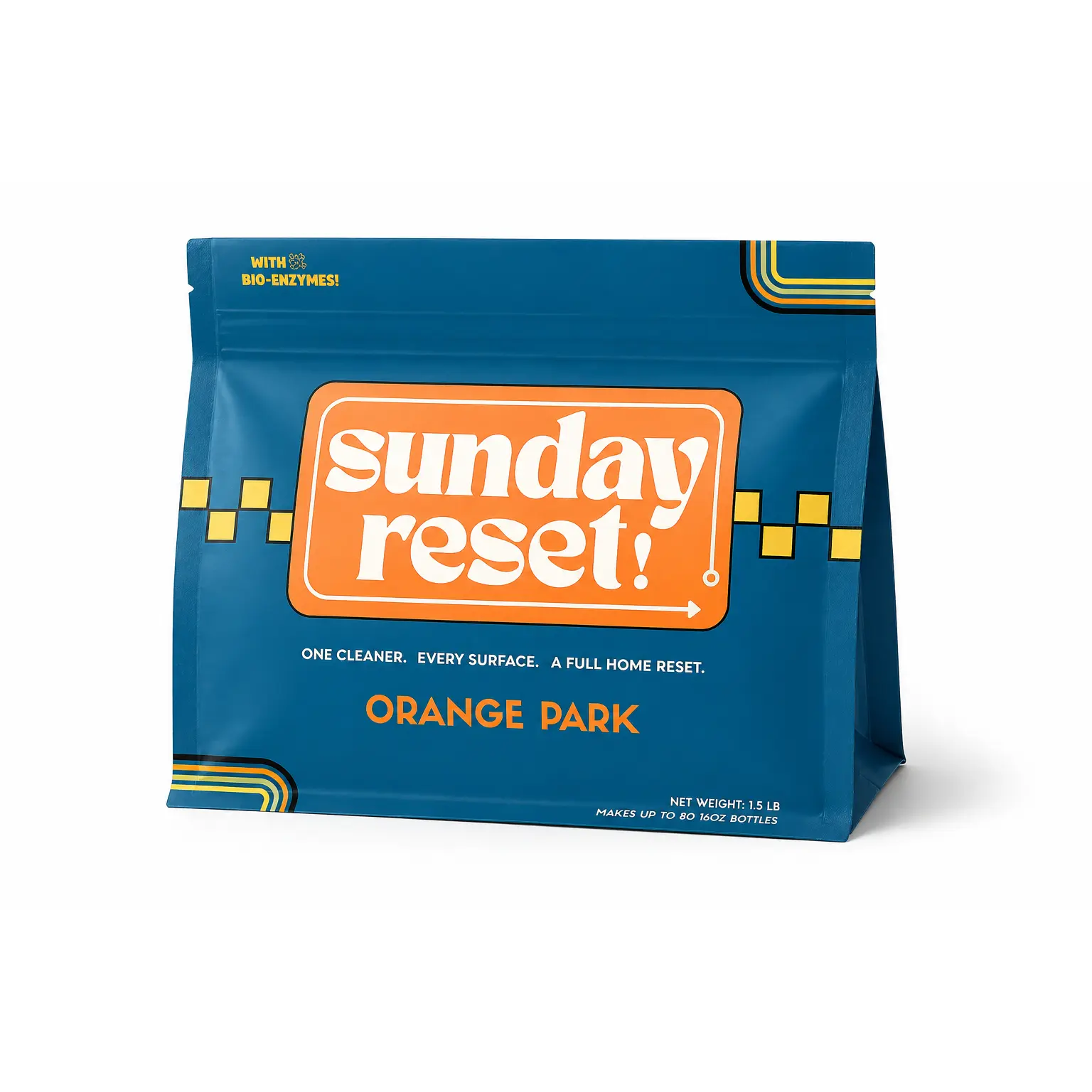 Sunday Reset! All Purpose Cleaning Powder – Multi-Surface Cleaner Concentrate, Makes Up to 80 Spray Bottles, Everyday Kitchen & Bathroom Cleaner