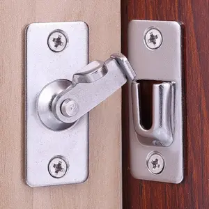 Secure Your Home with This -Duty  Stainless Steel Door Lock Latch!