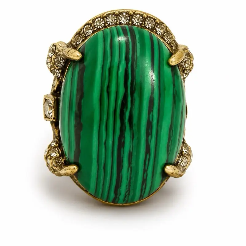 Ammara Malachite Ring