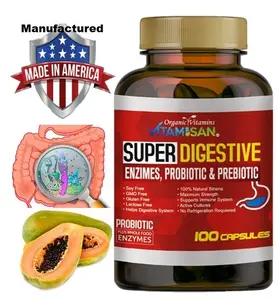 Probiotics 100 Billion CFU Potency Digestive Immune Health 100 Capsules lactobac