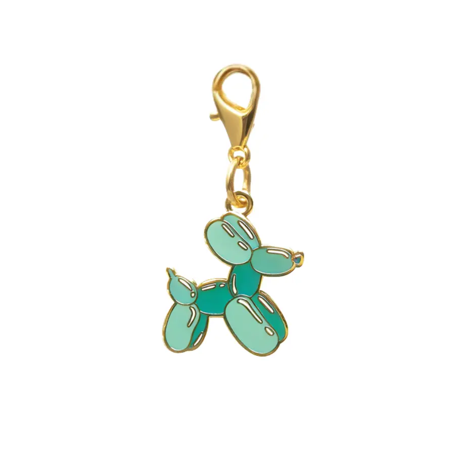 Clip On Dog Collar Charm – Interchangeable Pet Charm for Collar, Harness & Leash, Balloon Dog Pet Charm
