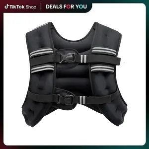 Weighted Vest for Men Women 6lbs/8lbs/12lbs/16lbs/20lbs/25lbs/30lbs Weights Strength Training Running Rucking Design with Detachable Phone Pouch Reflective Stripes Adjustable Straps Enhances Home Workouts  Motivational Walking Adjustable