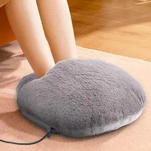 Heated Slippers, Washable Plush USB Electric Foot Warmer Heated Slippers, Washable Plush USB Electric Foot Warmer
