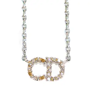 Pre-owned D26022233 Dior Necklace Silver