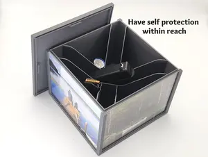Concealment picture frame, hidden in plain sight, home defense compartment, gun stash, pistol storage