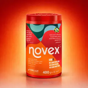 Novex Brazilian Keratin Hair Mask 14 oz – Deep Conditioning Treatment for Frizz Control & Damage Repair Conditioner Haircare Shampoo Cleansing