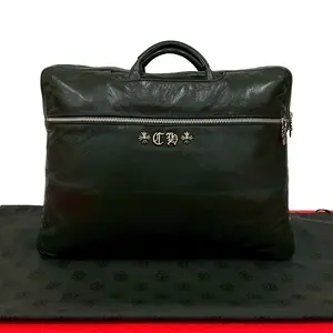 Pre-owned Chrome Hearts Others Tote Bags Creepy Bag Leather Handbag
