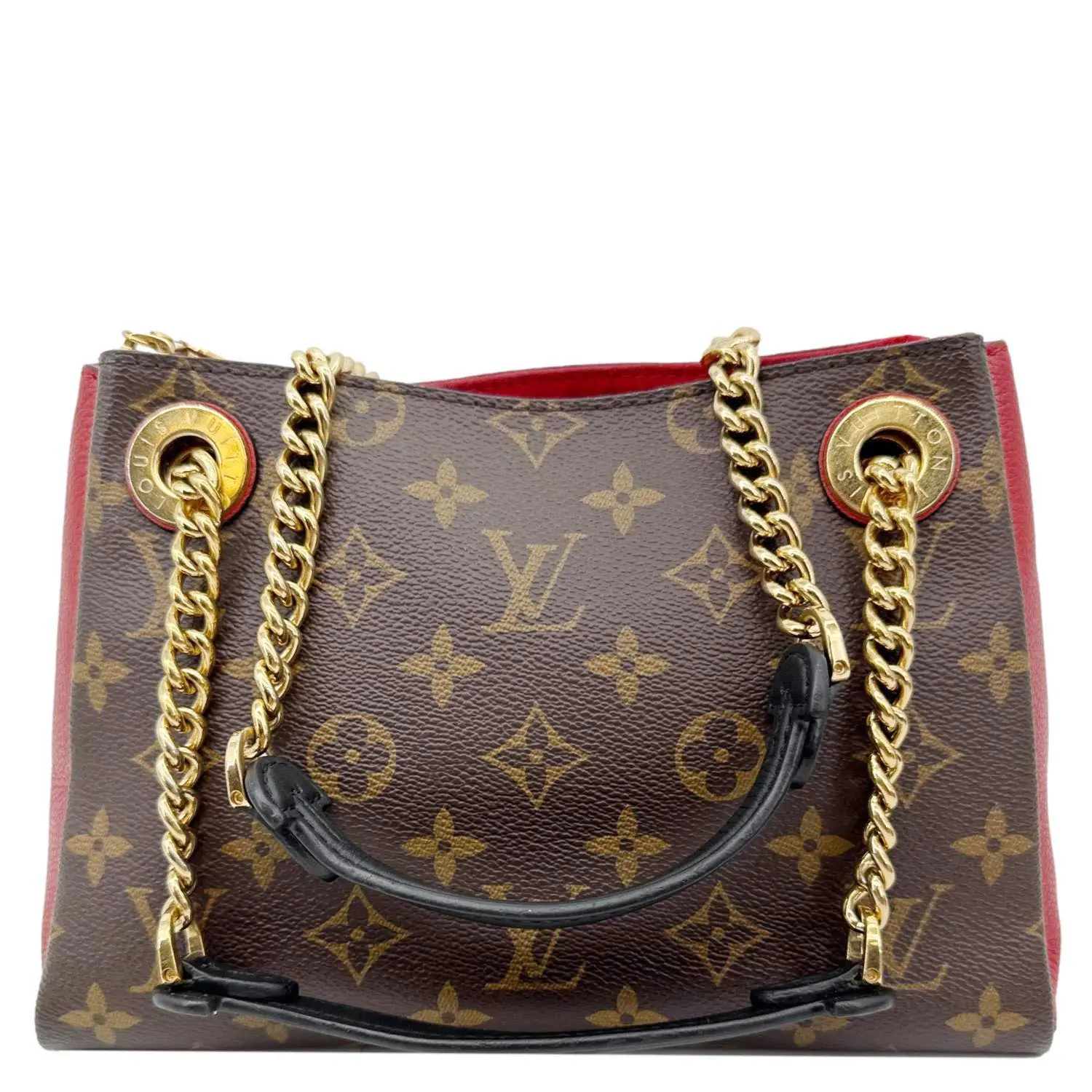 Pre-owned Louis Vuitton Monogram Canvas Shoulder Bags Surene BB Shoulder Bag Cherry