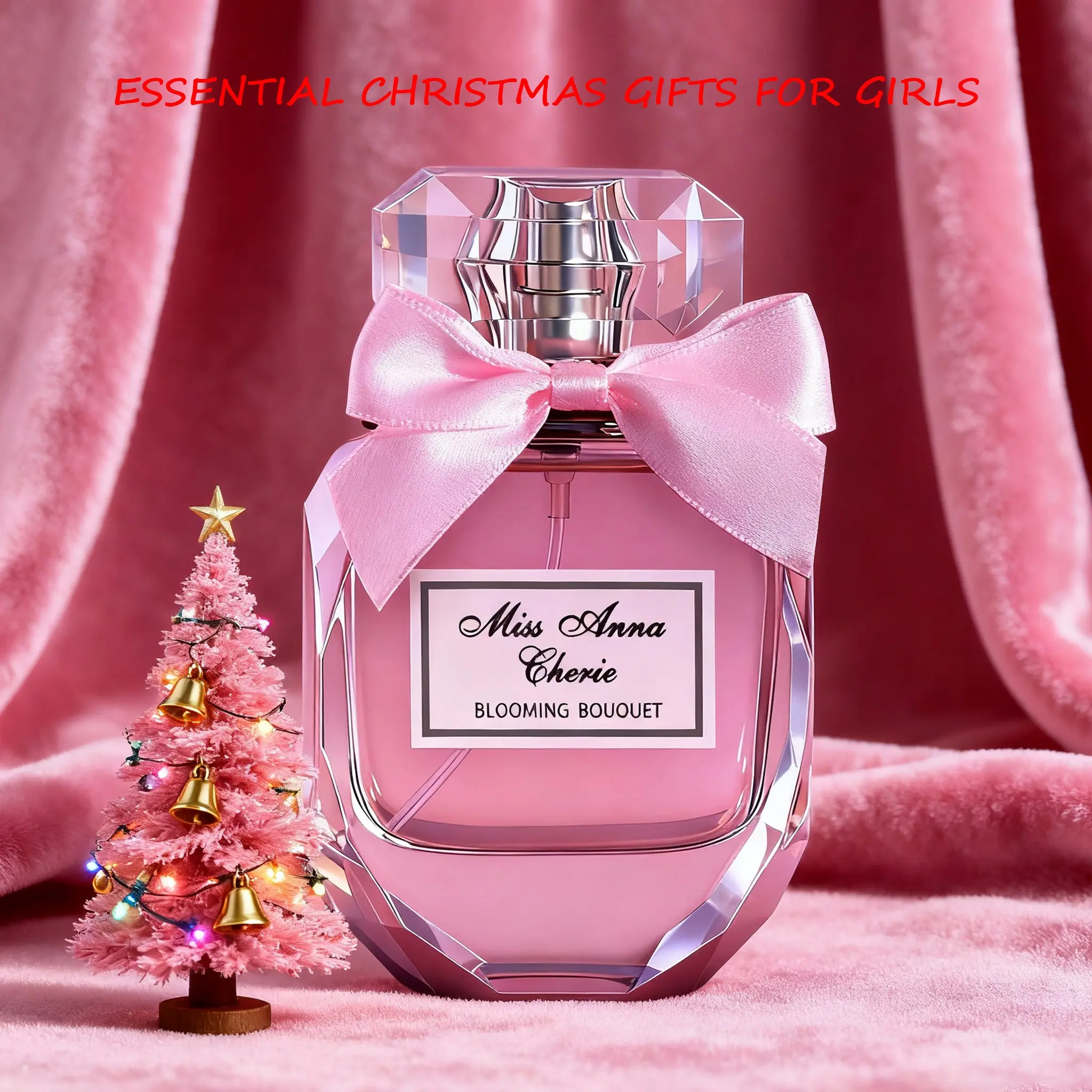 Miss Anna Cherie Women's Perfume, Long-Lasting Scent (8-10 Hours), Aromatic Sweet Scent, Sweet Floral Fruit Fragrance, Fresh Rose Jasmine, Ideal for Dates and Gifts