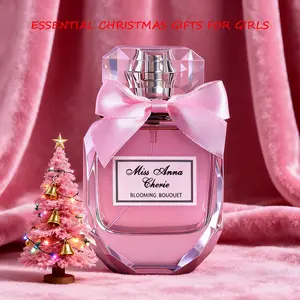 Miss Anna Cherie Women's Perfume, Long-Lasting Scent (8-10 Hours), Sweet Floral Fruit Fragrance, Fresh Rose Jasmine, Ideal for Dates and Gifts