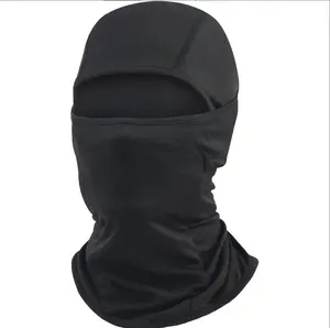 Tactical Black Full Face Mask - Lightweight Sweat-Wicking Balaclava for Biker, Cycling, Fishing & Skiing