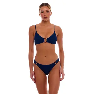 PALERMO TORTOISE RING BRALETTE BIKINI TOP