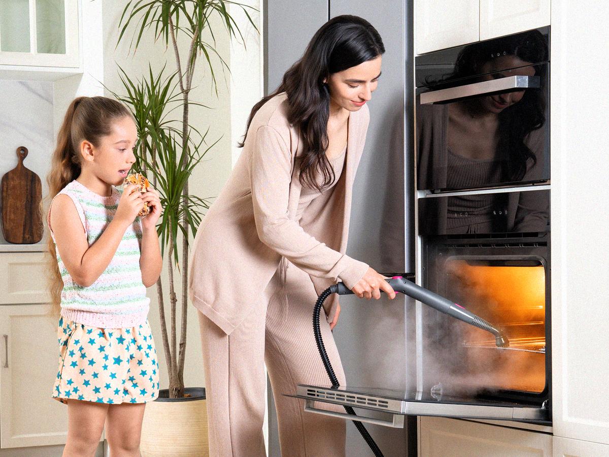 Schenley 21-in-1 Steam Cleaner, High-Pressure Heavy-Duty Steamer for Deep Cleaning Floors, Tiles, Upholstery, Grout, Grill and Cars, Fast Heat-Up, Large Water Tank, Multi-purpose, Portable Design