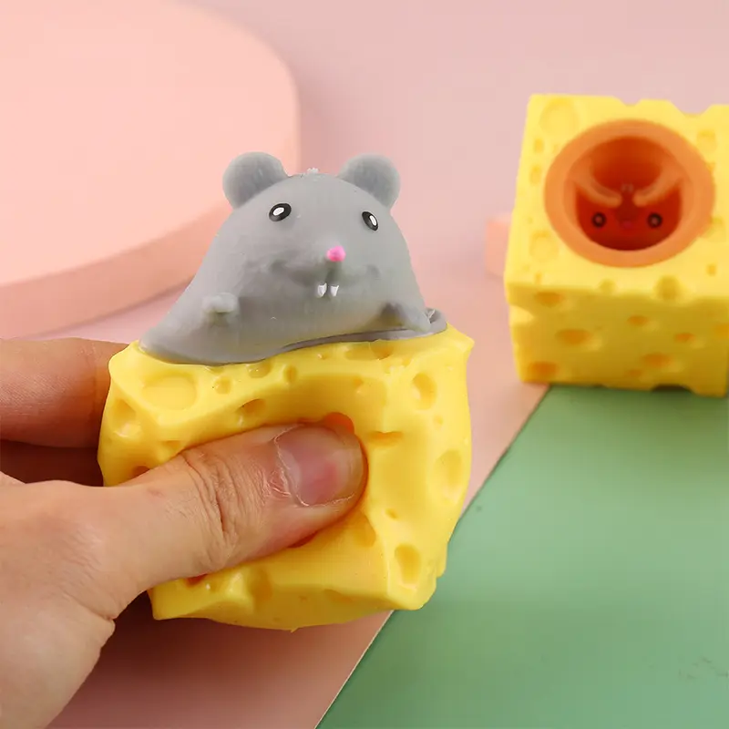 Cheese Squirrel Stress Relief Gadget