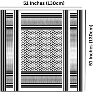 Cotton Shemagh Tactical Military Scarf Palestine Scarf Keffiyeh Head Neck Wrap gifts for Men & Women