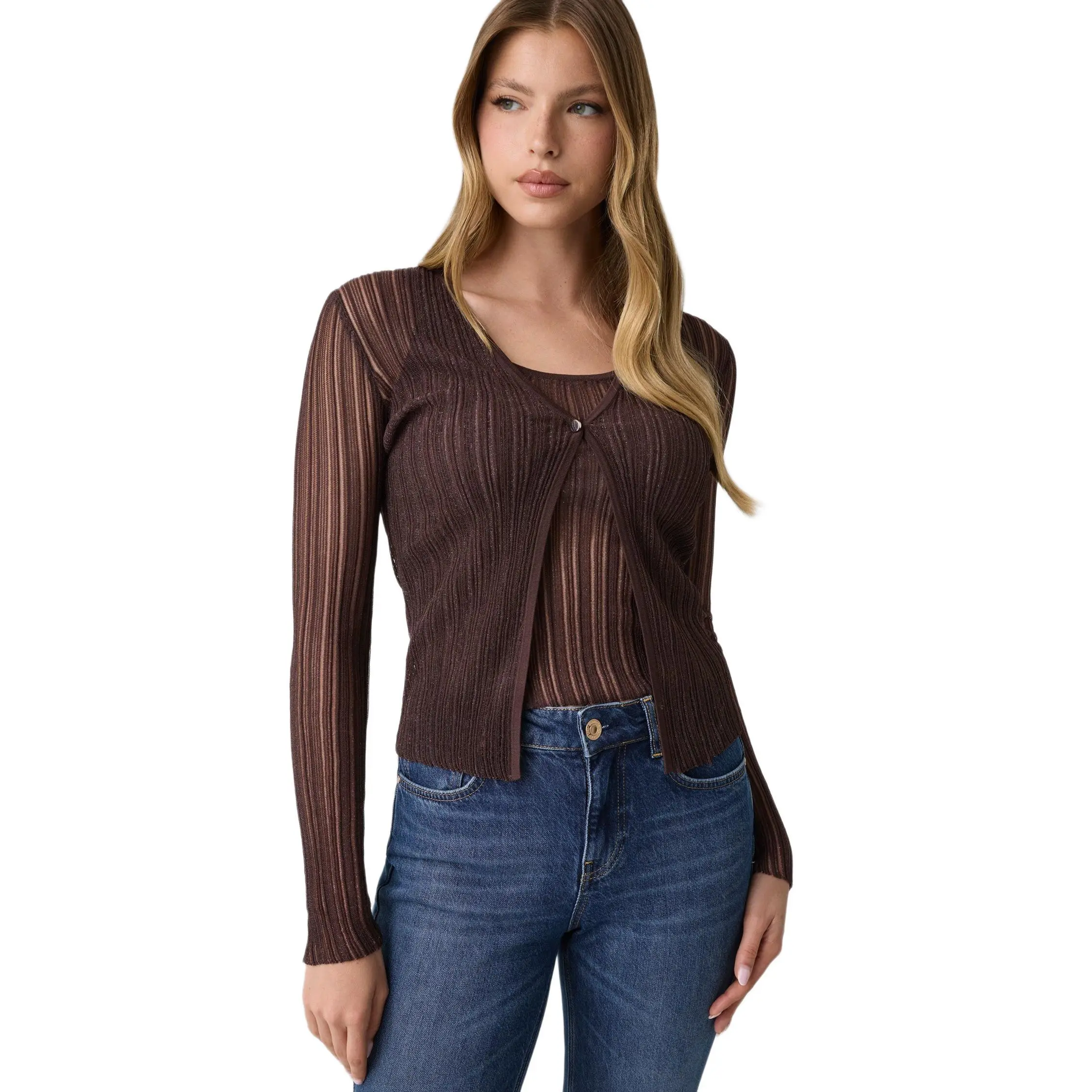 GUESS Female Lurex cardigan
