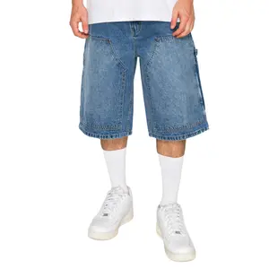 VICTORIOUS DRAFT Baggy Fit Carpenter Denim Shorts