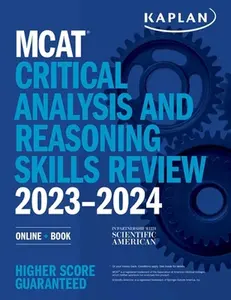 USED-MCAT Critical Analysis and Reasoning Skills Review 2023-2024: Online + Book by Kaplan Test Prep (Paperback)