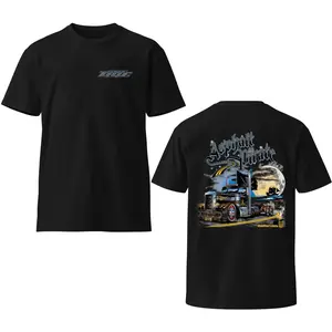 Asphalt Pirate Tractor Graphic T-Shirt, Retro Farm Racing Tee for Men, Unisex Cotton Streetwear, Gift for Car Lover, Automotive Fan Shirt