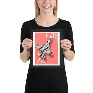 F-16 Legacy Poster - High-Quality Artwork Featuring Detailed Design and Original Artwork by the Original Artist
