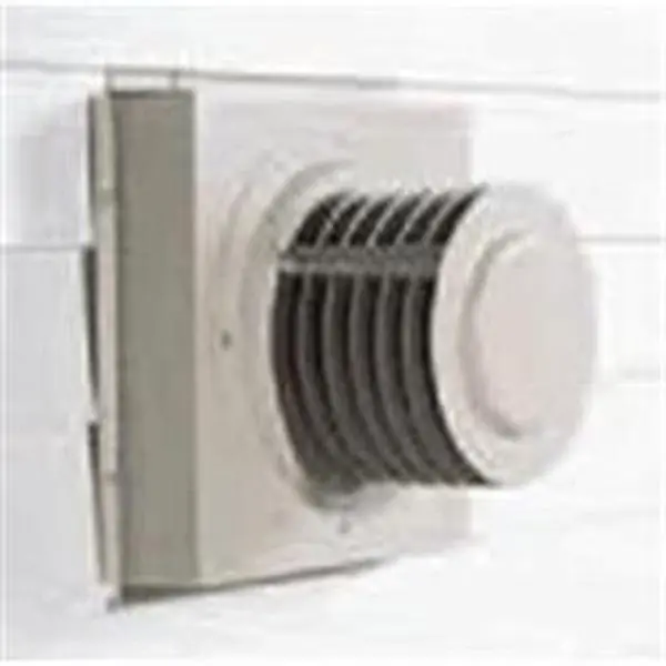 Empire DVVK4RE Vent Kit - High-Quality Home Improvement Ventilation Accessory with 4 in Small-Diameter Round Horizontal Termination Cap, Outdoor Mount Plate, Universal Wall Mount Termination Component, Round Cap