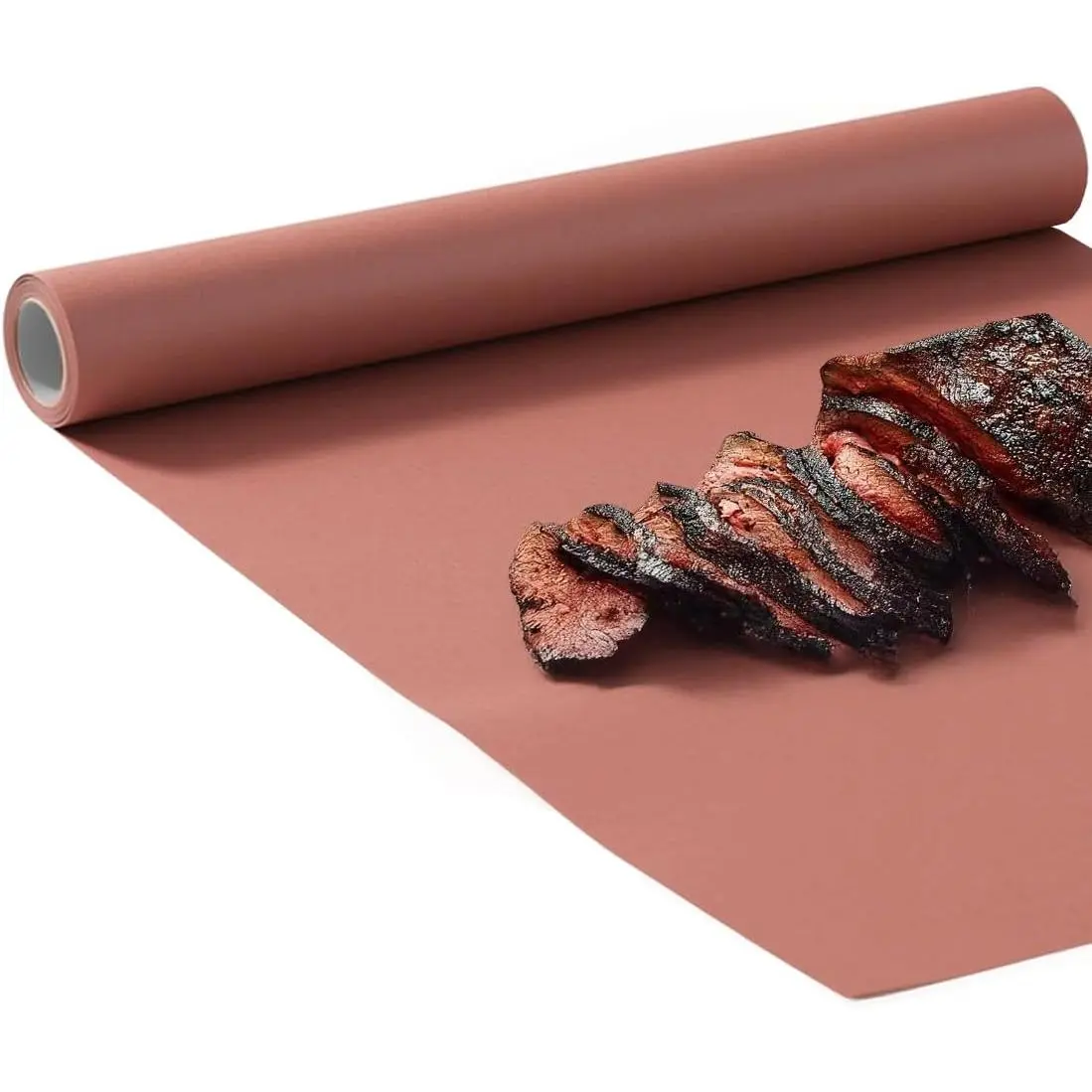 Pink Butcher Paper Roll 15" x 360" (30') for  BBQ Grilling  Meat Unbleached Uncoated Unwaxed (Pink, 15" x 30')
