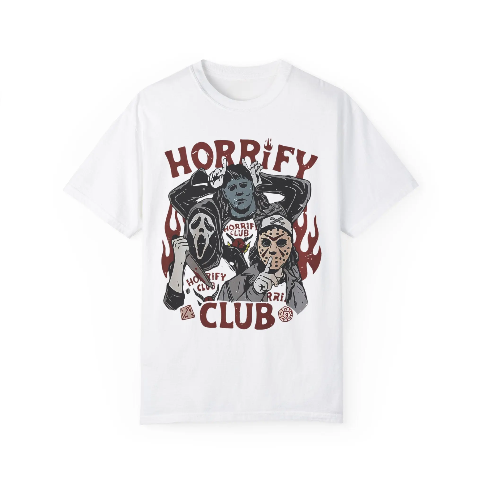 Horrify Club Shirt | Hell Club Shirt | Horror Movie Shirt | Friday the 13th Horror | Scary Movie Shirt | Horror Shirt | Halloween Shirt Tshirt Streetwear Menswear Casual