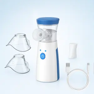 Portable Handheld Humidifier, Ultrasonic Cool Mist Mister with Accessories, USB-C Rechargeable, Quiet, Family-Friendly (Adults & Kids), Gift for Mum