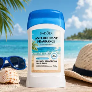 [NEW]  Anti-Odorant Fragrance Solid Balm | Turquoise Sea Scent That Lasts | 48 Hour Long-Lasting Odor Control, Mild Formula, Skin-Friendly | Refreshing, Portable & Easy-to-Use Underarm Deodorant for All-Day Freshness
