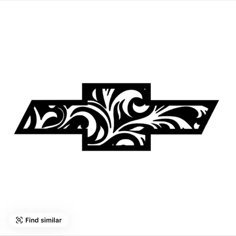 Tooled Chevy Emblem - Custom Car Accessory Tooled Chevy Emblem - Custom Car Accessory