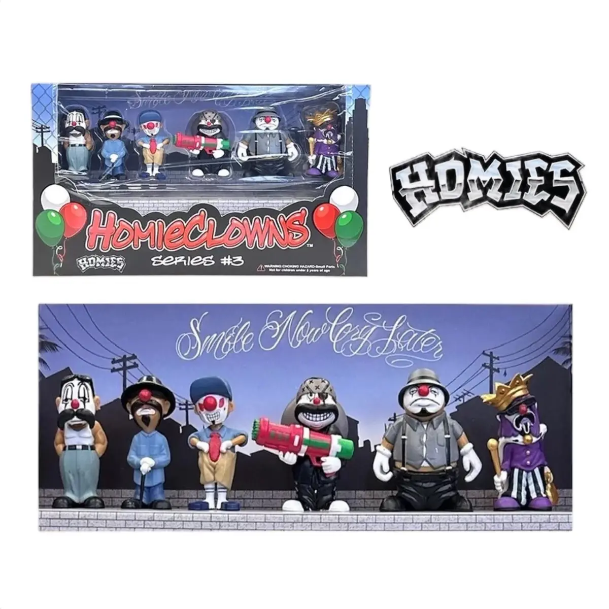HOMIES - CLOWNS Series #3 Figure Box Set - TikTok Shop