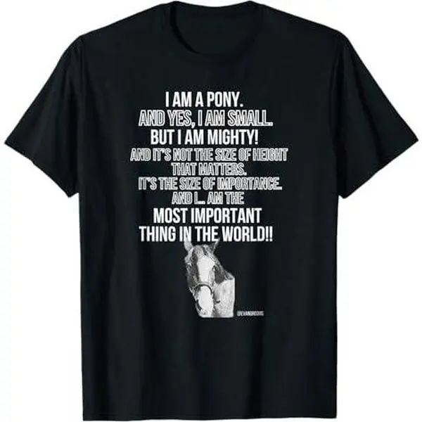 Piper The Talking Pony - Small But Mighty T-Shirt