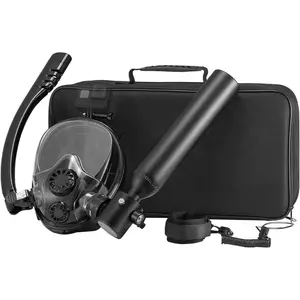 VEVOR Scuba Tank, 0.5L Portable Scuba Diving Tank, Diving Oxygen Cylinder Supports 5-10 Minutes Underwater Breathing, 98.43 ft Diving Depth, Lung Tank Kit with Snorkel Mask for Underwater ExplorationVEVOR Super Brand Day