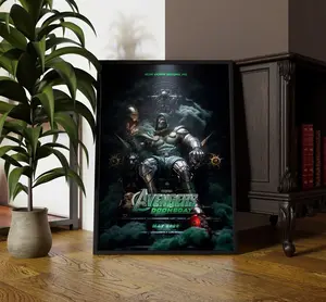 Avengers Doomsday Movie Poster, Superhero Movie Poster
