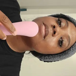 Facial Cleansing Brush, PRITECH Heatable Vibrating Face Scrubber with Massage, Silicone Face Scrubber for Women & Men, Electric Facial Cleanser for Deep Cleansing, Gentle Exfoliating minihygieneproducts