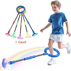 Ankle Jump Ball Toy, Flashing Fitness Rope, Promotes Body Coordination, Parent-Child Interactive Game, Unisex Gift