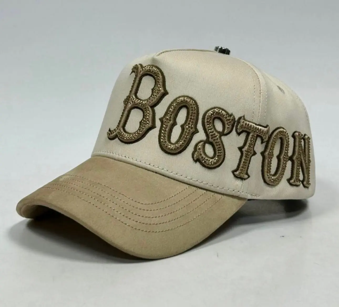 Boston Beige - Premium Adjustable Cap