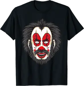 Mad beard Clown Psycho Scary Joker Jester gift for Halloween T-Shirt - Ajitasirba Shop 70B07Z4FRV7Y