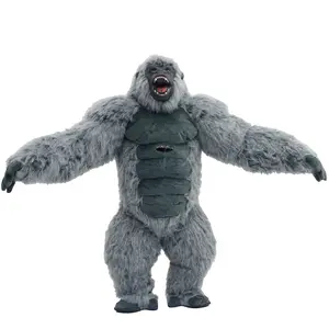 Adult inflatable gorilla costume, 3 meters tall—Halloween and Christmas party outfit, Gorilla Roar performance apparel