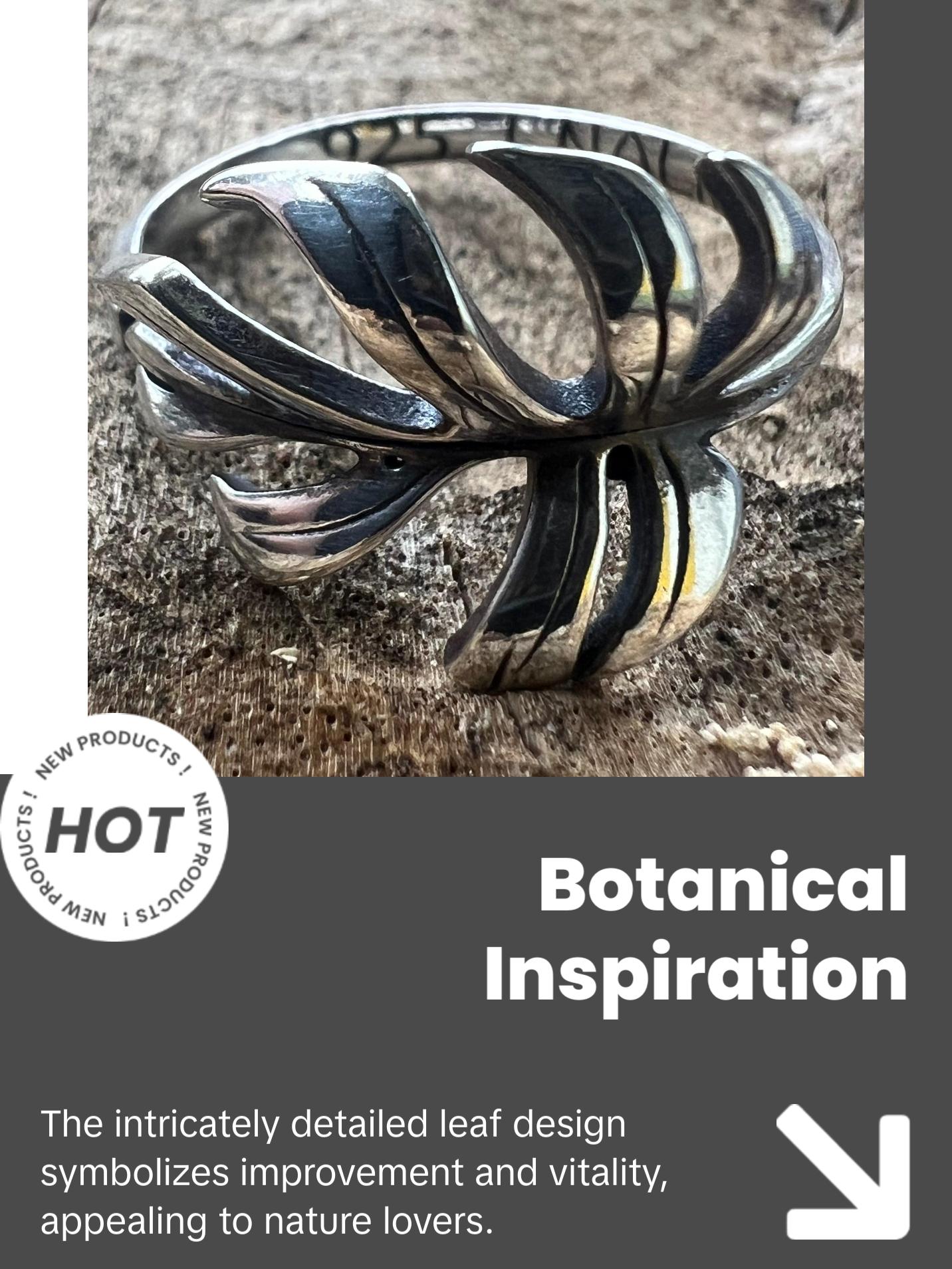 Monstera Sierrana Ring - Silver